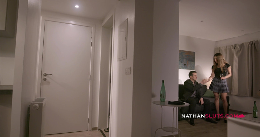 Nathansluts: Young Ally Breelsen dicked up her ass by an older...