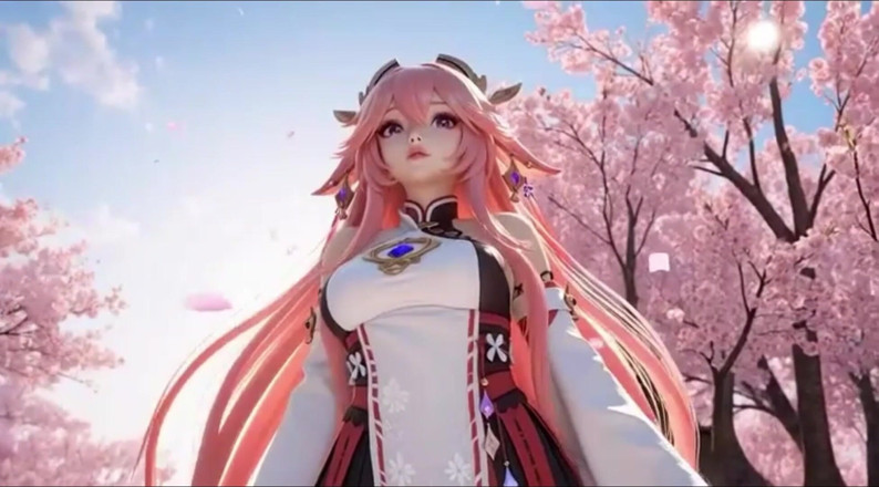 Ianimedia: Yae Miko, compilation de taquineries nues, sous-vêtements sexy à gros seins...