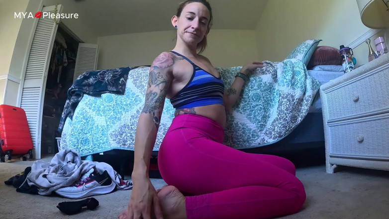 MYA Pleasure: Sueur, chaussette de gym, coaching masturbatoire