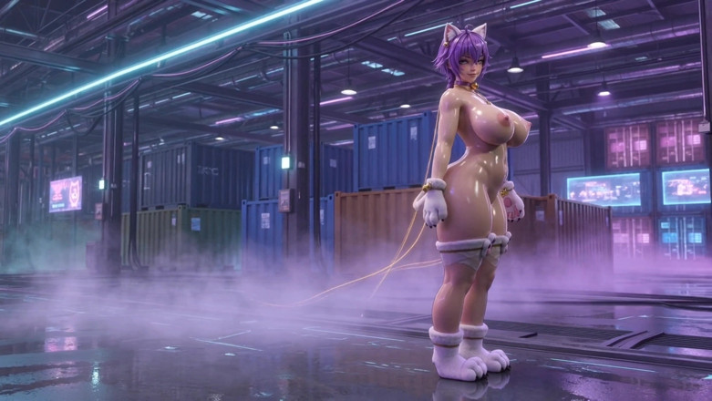 Stories&Anime: 시바리 캣우먼 3D 헨타이 로프 서스펜션 거유 후장 섹스