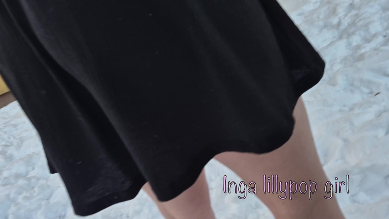 Inga lillypop girl: 見知らぬ人がディルドで私を犯す