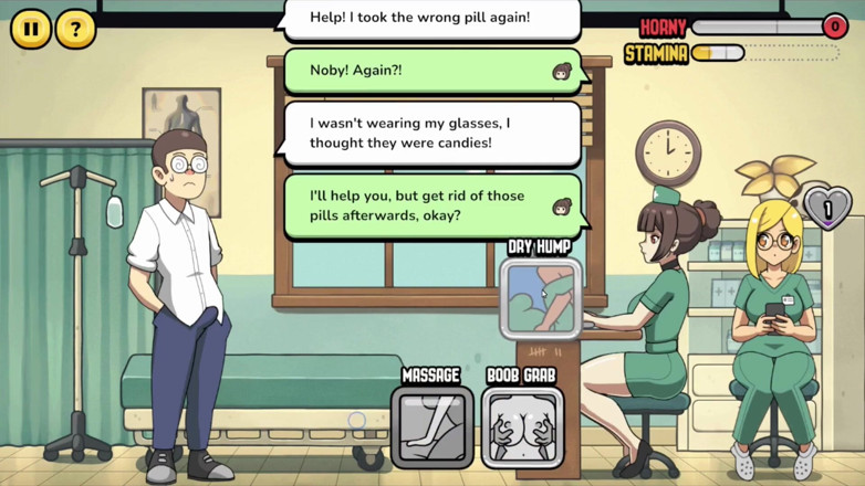 NSFWOtaku: Hentai-spel - problematische student - Lvl 2 lerares neukt studenten