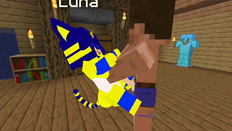 Manor Cookie: Jenny mod Minecraft Ankha ve o çok sevimli ve sikişmeye ve...