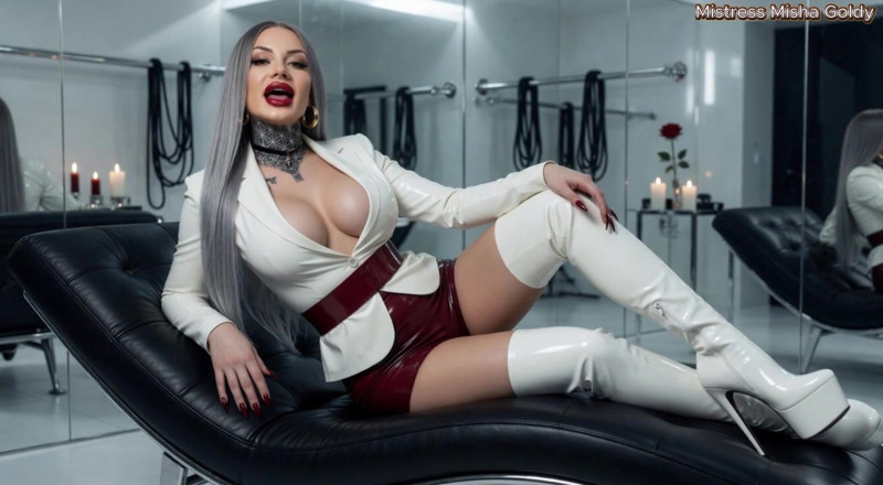 Goddess Misha Goldy: Gatinho Desesperado de Vira-lata - Bordado e Humilhado aos Meus Pés