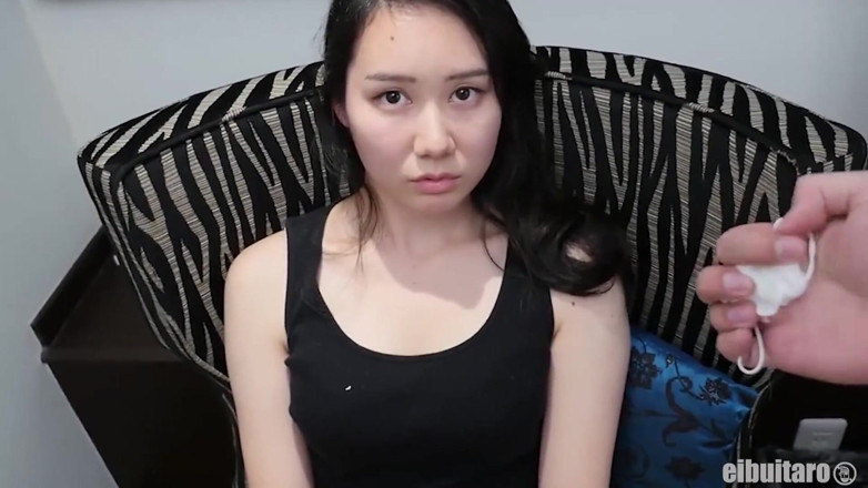 Sky Angel: Sweet Asian teen with hairy pussy pounded and creampied in...