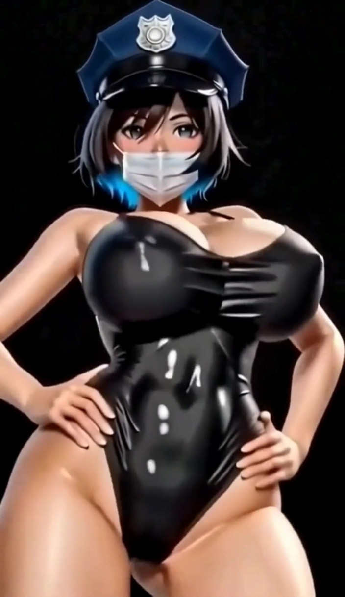 Hot girl dancing: bas ek pulis adhikaari uchhalti gand, ai enimeshan