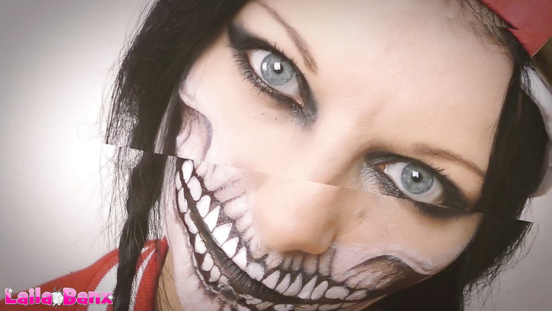 Laila Banx: Selamat Hari Halloween! Melancap dengan saya sehingga kami pancut!