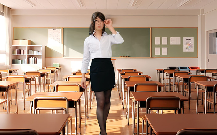 KANAe: En sexig kvinnlig lärare prankeras av tittare ... Är du upphetsad?