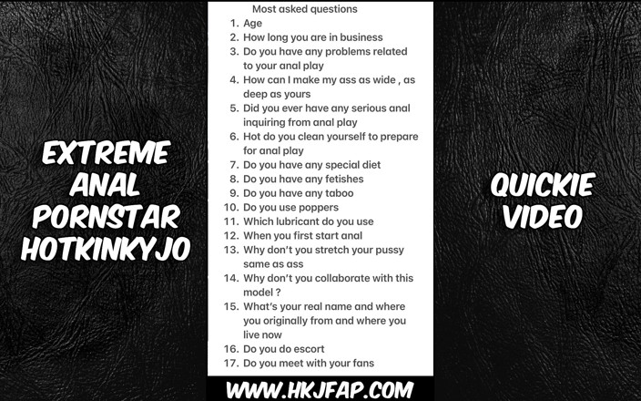 Hotkinkyjo: HKJFANS Amateur Style Films: 7.july.2025 video quickie talk, hkj, hotkinkyjo, цицьки, дупа, дупа, порнозірка
