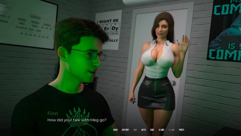 Dirty GamesXxX: В безопасности: забавный неожиданный камшот на лицо для блонди от ее сахарного папочки в офисе - эпизод 23