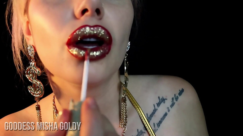 Goddess Misha Goldy: Trening uzależnienia od ust! Stań się całkowicie umyty mózg! Goon...