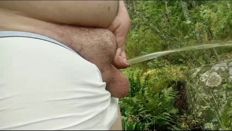Big Pisser: Người đàn ông béo đi tiểu trong công viên