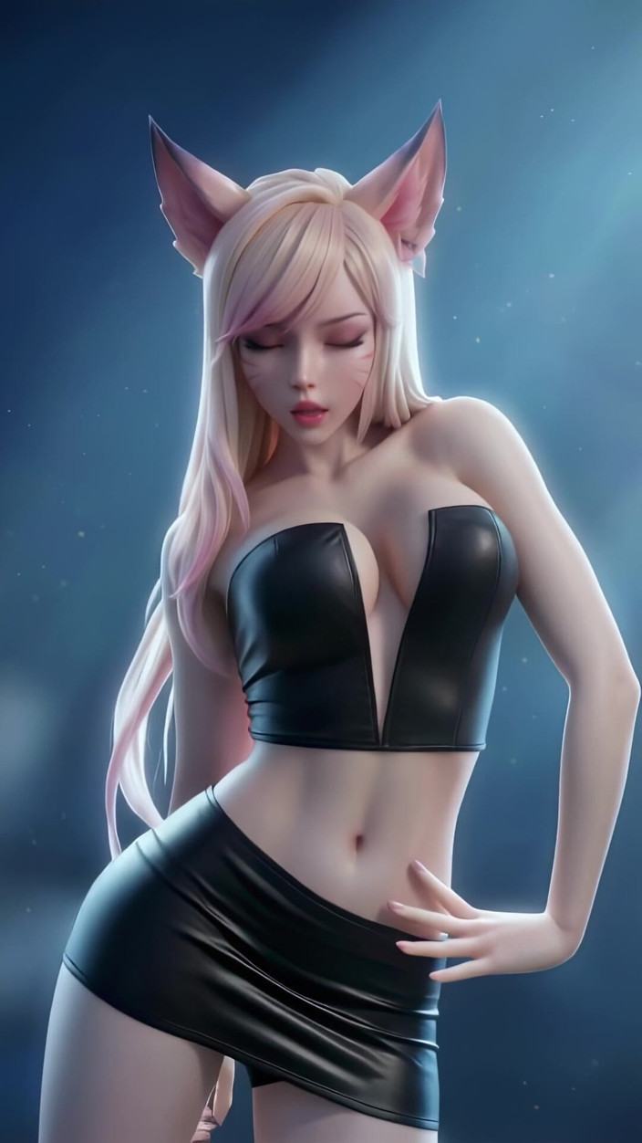 3D-Hentai Games: Сексуальний танець Арі (чорноокий горох - бум-бум поу)
