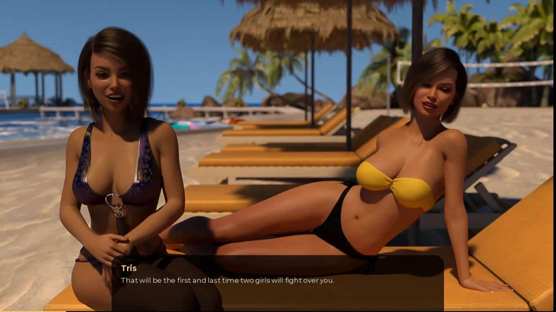 Dirty GamesXxX: No más efectivo: una chica sexy en la playa ep 6