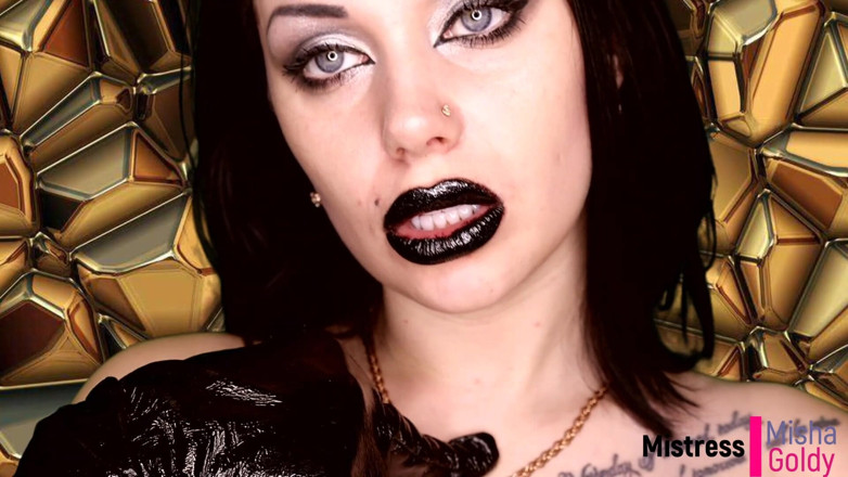 Goddess Misha Goldy: Ви не мали дозволу дрочити на інші моделі! Пожирай і виконуй!