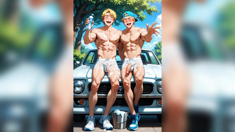 AI gay porn: Pulă mică Gay muie cu pula mare