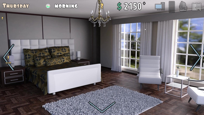 Gaming vision: Mi linda compañera de cuarto 2 jugando con escena de sexo -...
