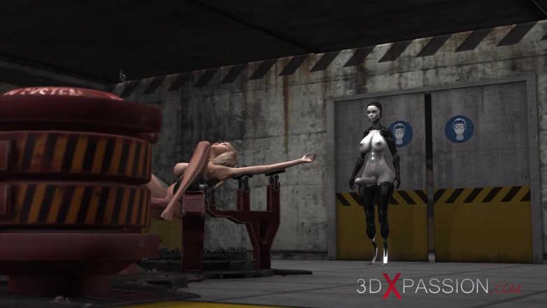 3dxpassion: Área 51. Super sistema de foda. Sci-Fi - androide feminina fode uma...