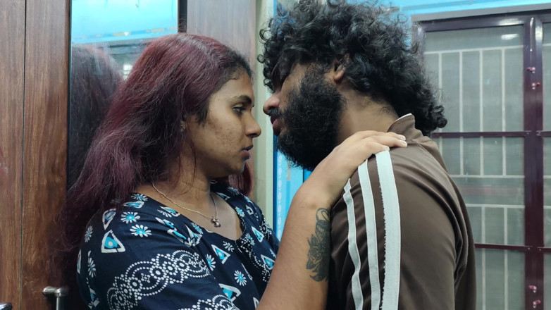 Vaigavarun45: Lippensperre, halskuss und heiße romantik mit mädchen mallu