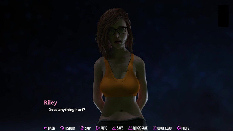 3D Cartoon Porn: College Kings 139 - Riley's Secret Moonlight Punheta no Parque
