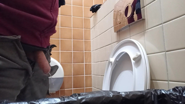 Kinky Guy: Umumi tuvalette işiyor