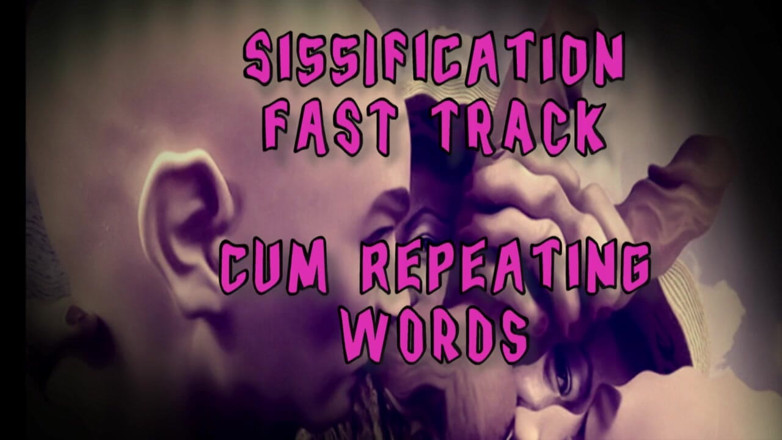 Campsissyboi: Piste rapide dans sissy hood éjacule en répétant ce que je...