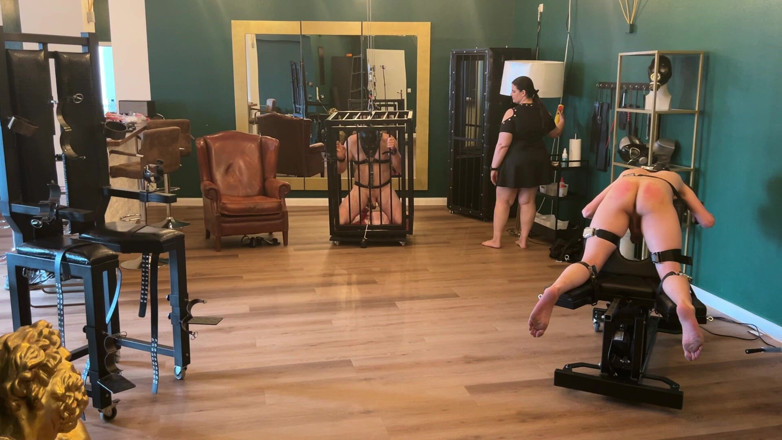 DOMINATRIX6: Fetish Lofts Dengan 2 Hamba Saya, Kawasan Hukuman, Rawatan Hamba, Sangkar...