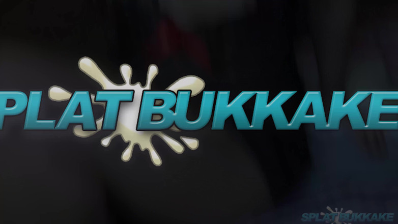 Bukkake team: Sexiga brudar stängde ögonen för flera sprut