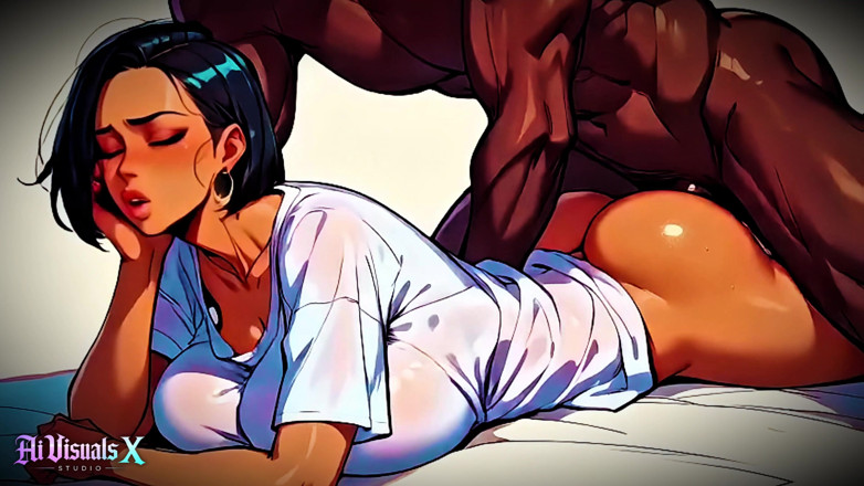 AI Visuals X: (4K) AI 3D animated - hot big ass latina &amp;bbc interracial fucking (AI Visuals...