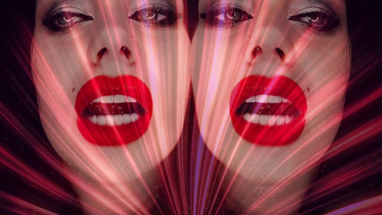 Goddess Misha Goldy: ASMR envoûtant ! Lipserizing rouge avec coaching masturbatoire !