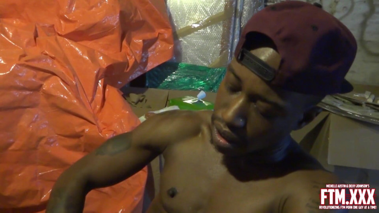 Kennston Entertainment: FTM fucks his man pussy in basement