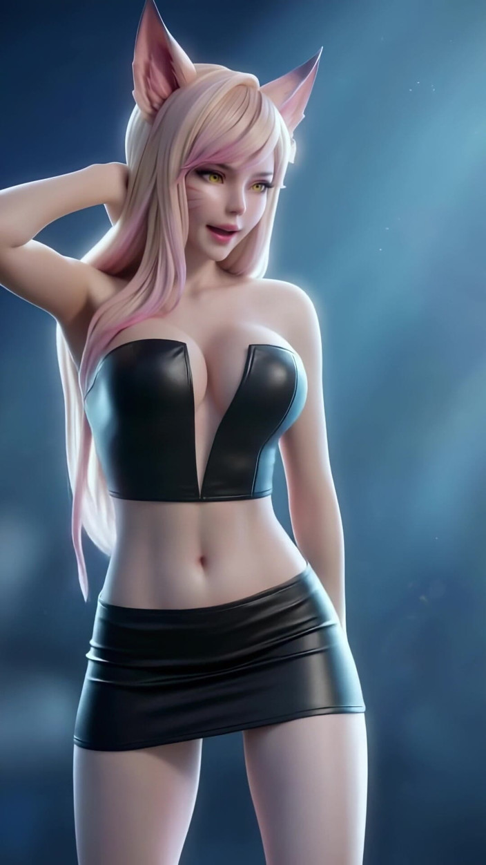 3D-Hentai Games: Ahris sexy tanz (die schwarzäugigen peas - Boom Boom Pow)