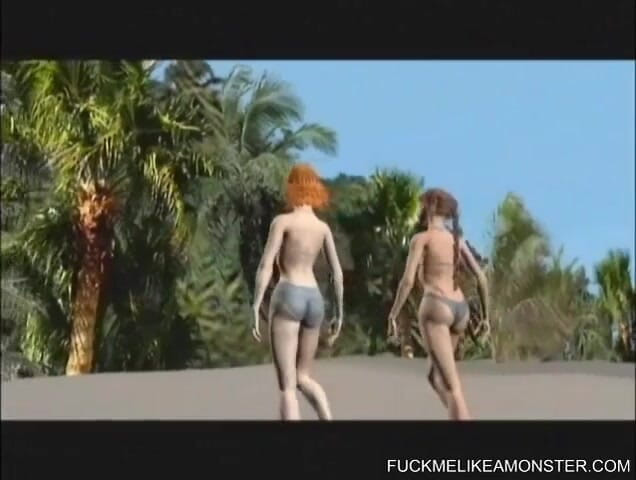 Fuck Me Like a Monster: Beachfront sex hentai tecknad film