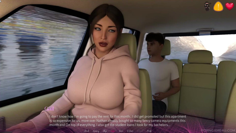 Porn game 4 u: MILF dahaga menggoda kawan berkahwin di bilik persalinan gim - pejabat -...