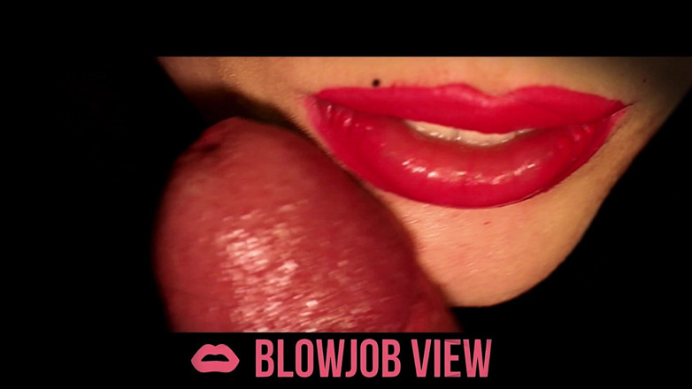 BlowjobView: Me follo la boca de mi novia mientras ella juega...