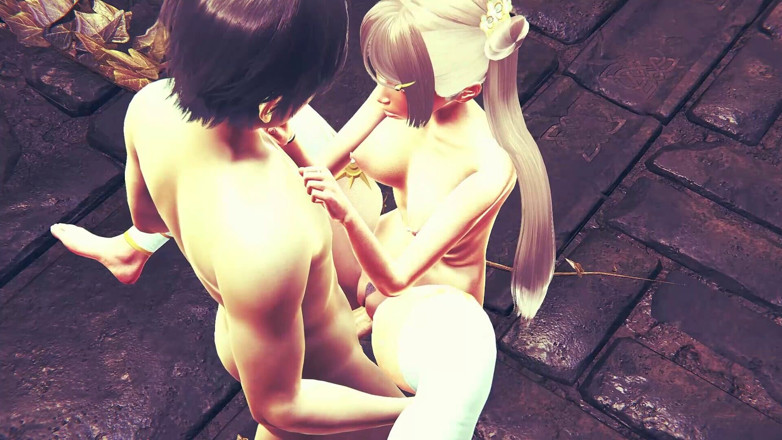 Joas22222: Rule34 hentai 3D avec une princesse sexy aux cheveux bleus - baise...