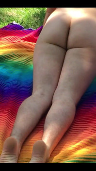 Nude Yoga with a Hairy Booty