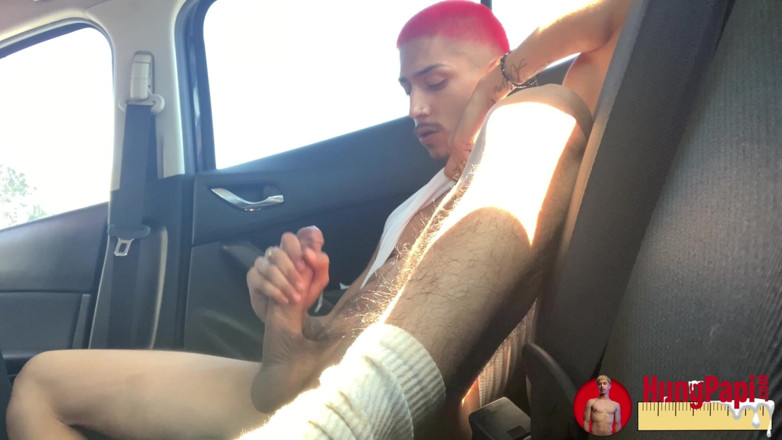 Hung Papi: Hung Papi Mladý Twink Velký Nesestříhaný Penis Solo Honění z...