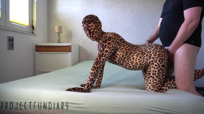 Projectsexdiary: Leo Zentai комбінезон косплей, кругла дупа, секс зі спермою на дупу - projectfundiary