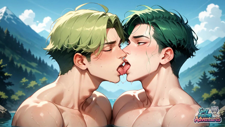 Gay Anime Adventures: hare baalon vaali manspeshiyon vaale premi ki pahaar gili phantaasi -...