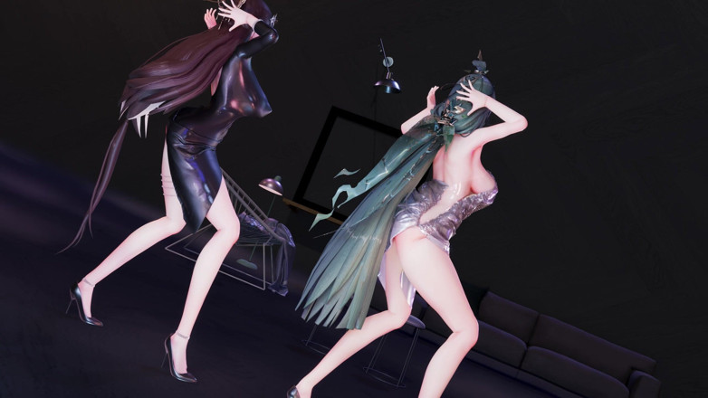MikuMotion: Mmd brave girls-rollin,paartanz, koreanischer tanz, dessous, striptease