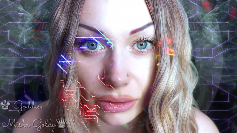 Goddess Misha Goldy: Mesmerizing brain reprogramming! Whispering ASMR triggers &amp; eye fixation!