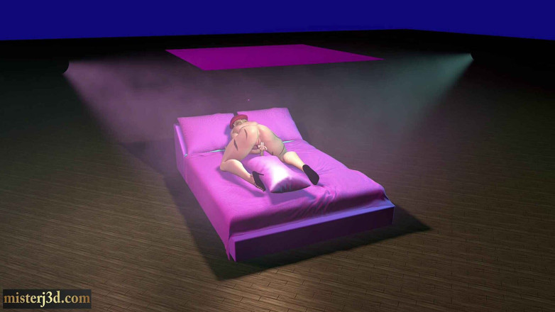 Misterj 3d Studio: Cammy aime sa solitude dans la chambre