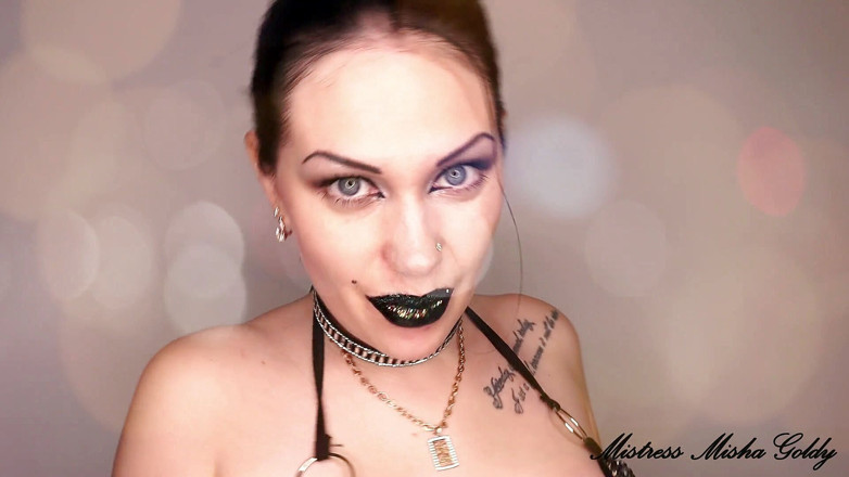 Goddess Misha Goldy: Meus lábios mágicos têm um poder sobre você