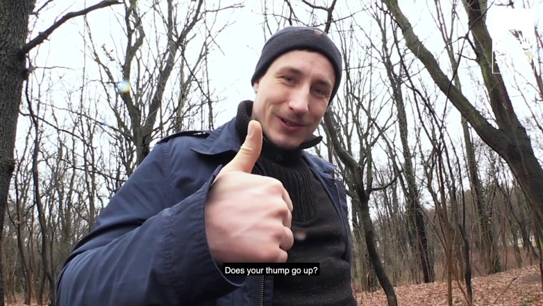 Steven Shame: Venkovní výstřik! Nerd-děvka si zaslouží veřejné drsné šukání: Stella Star - StevenShameDating