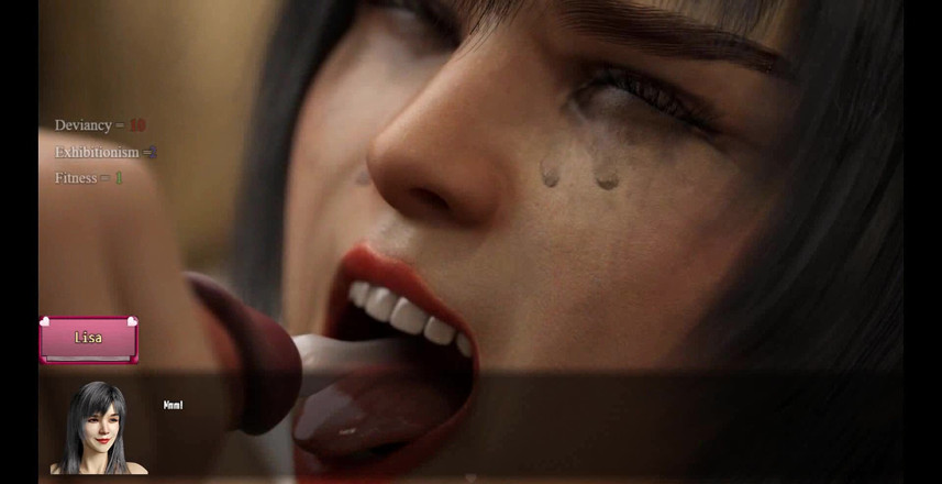 Dirty GamesXxX: Lisa：欺骗她的男朋友让她兴奋，她疯狂地喷出并喝他的精液 第23集