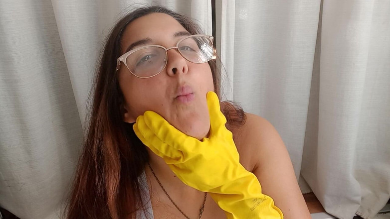 melu_world: Guanti in lattice bubblegum e di palloncino - Bunny Looner