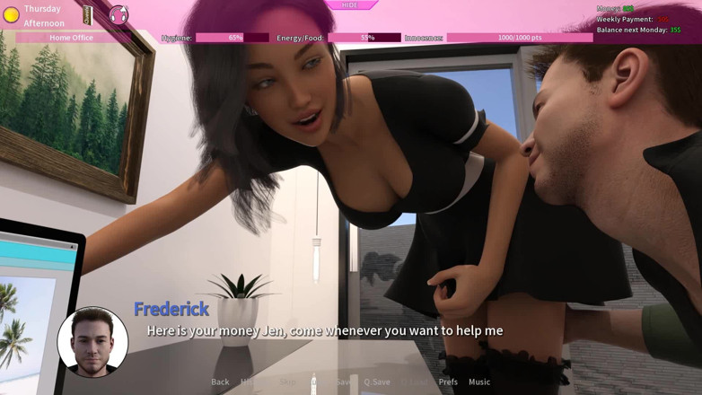 Dirty GamesXxX: Vô tội hoặc tiền mặt: cô ấy dành riêng để làm việc...