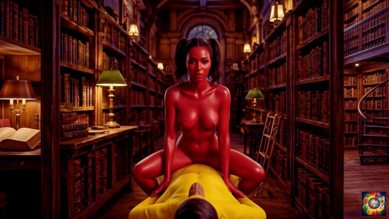 Caitlynvx: Romanzo segreto in biblioteca - Ai Hentai Asmr