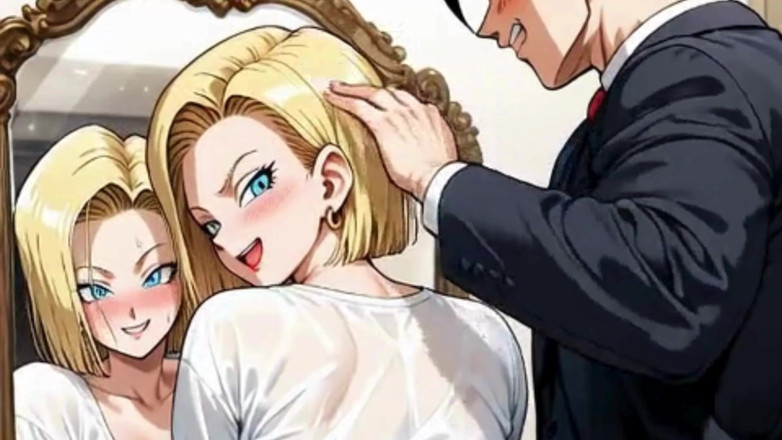 Waifu hentai narrated: Fanfic-Android18 Si jalang kecil jalang dalam kehidupan seharian